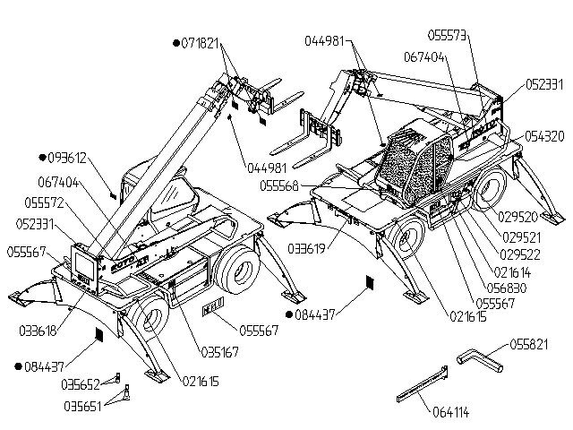 Merlo Roto 45.21 Parts Catalog [JPG] - Roto Manuals - Catalog - Merlo ...