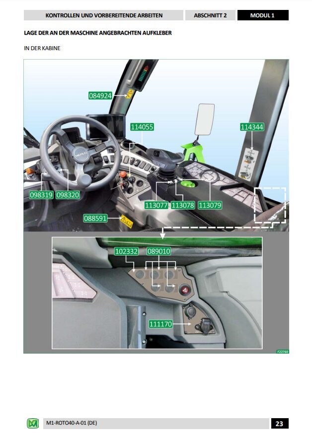 Merlo ROTO MODULAR (R40.16-R40.18-R50.21-R50.26-R50.30-R50.35-R70.24 ...