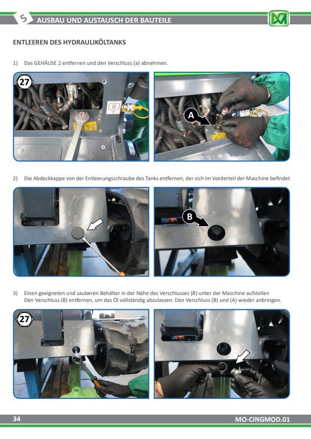 Merlo CINGO SERIE EVO Maintenance Manual,Hydraulic & Electrical Diagram ...