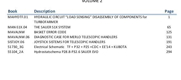 Merlo Panoramic P32.6 TOP FROM C350116-Up DIAGNOSTIC MANUAL- English version [PDF]