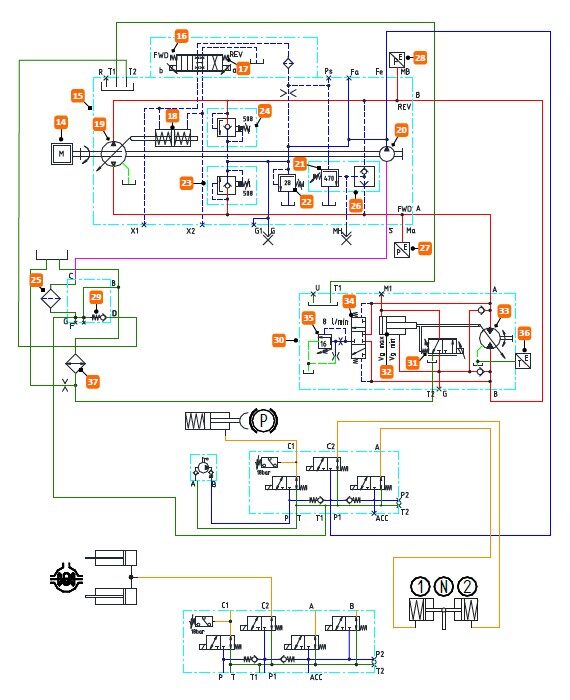 Merlo ROTO MODULAR (R40.16-R40.18-R50.21-R50.26-R50.30-R50.35-R70.24 ...