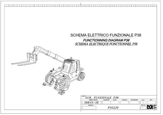 Merlo Panoramic P38 Electrical Diagram [PDF]