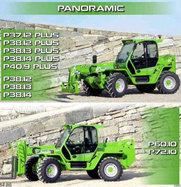 Merlo Panoramic MERlin + CDC ab 2013 (P40.9-P38.12-P38.13-P38.14-P40.17-P60.10-P72.10) Service Manual, Mechanic Manual, Hydraulic & Electrical Diagram DE [PDF]