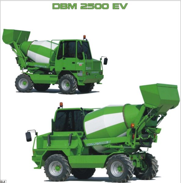 Merlo DBM Betonmischer (DBM 2000 – 2500 – 3500 EV) Service Manual, Parts Manual, Mechanic Manual, Hydraulic & Electrical Diagram ENG DE [PDF]