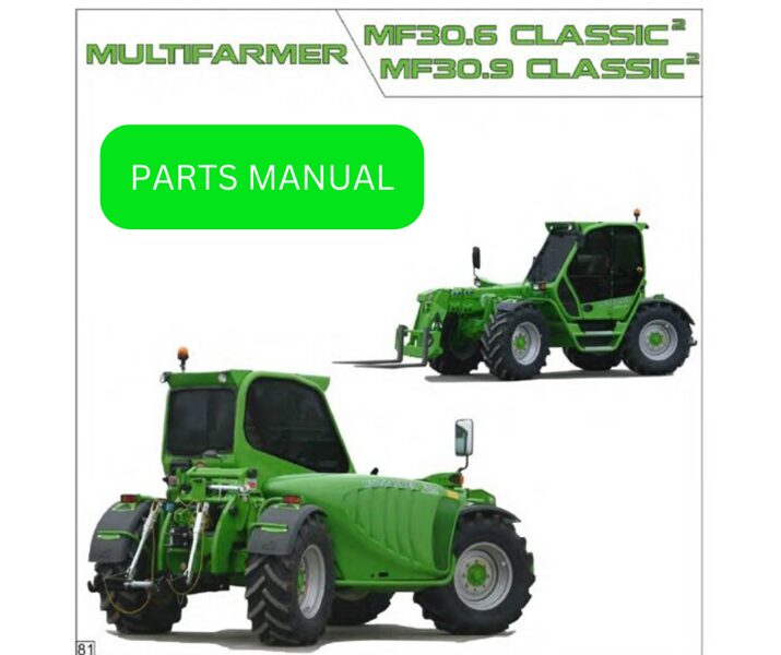 Merlo Multifarmer MF 30.6 CL Parts Catalog [JPG]